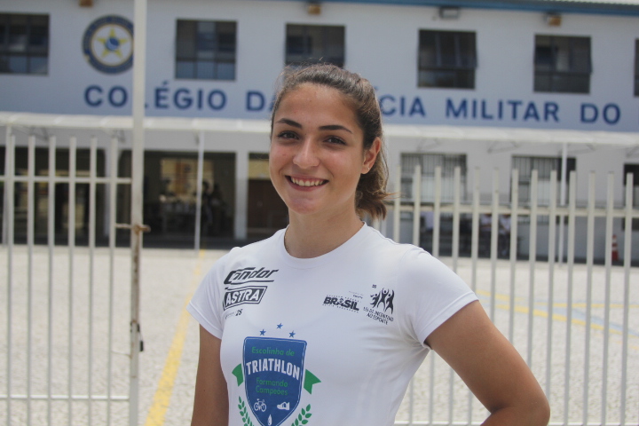 Aluna da Escolinha de Triathlon representa o Brasil no Mundial de Roterdã