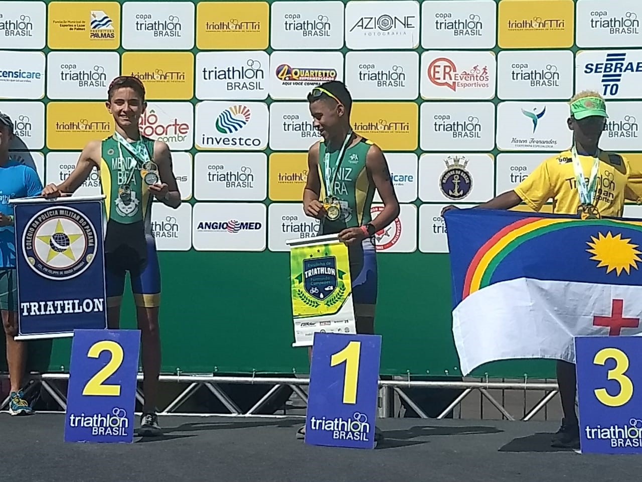 Paranaenses conquistam cinco medalhas em dia de desafio duplo em Palmas