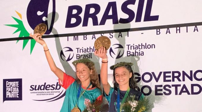 Aluna Da Escolinha De Triathlon Em Joinville é Vice-campeã Brasileira Infantil De Aquathlon