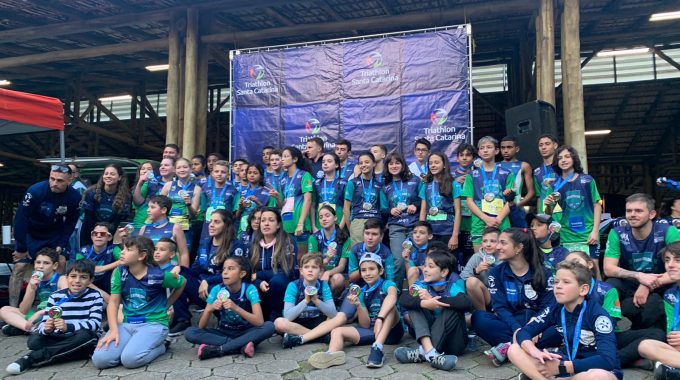 Festival Reúne Crianças Da Escolinha De Triathlon De Joinville E Curitiba