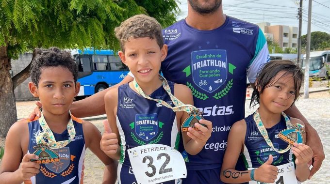Experiência Inédita Une Todos Os Núcleos Da Escolinha De Triathlon No Ceará