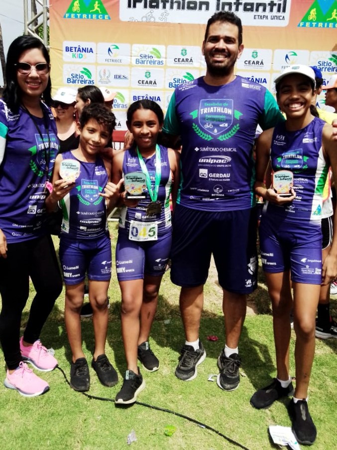 Núcleo de Maracanaú (CE) também se destaca em participação no Campeonato Cearense de Triathlon Infantil