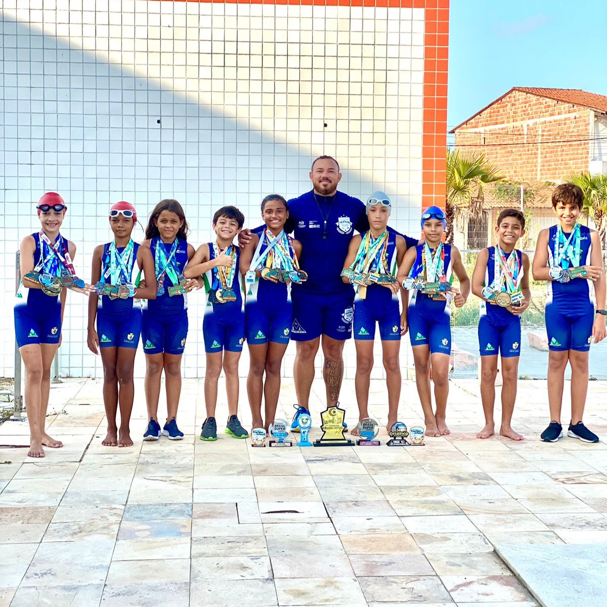 Equipe da Escolinha de Triathlon de Aracati (CE) teve participação em competições do mês de setembro