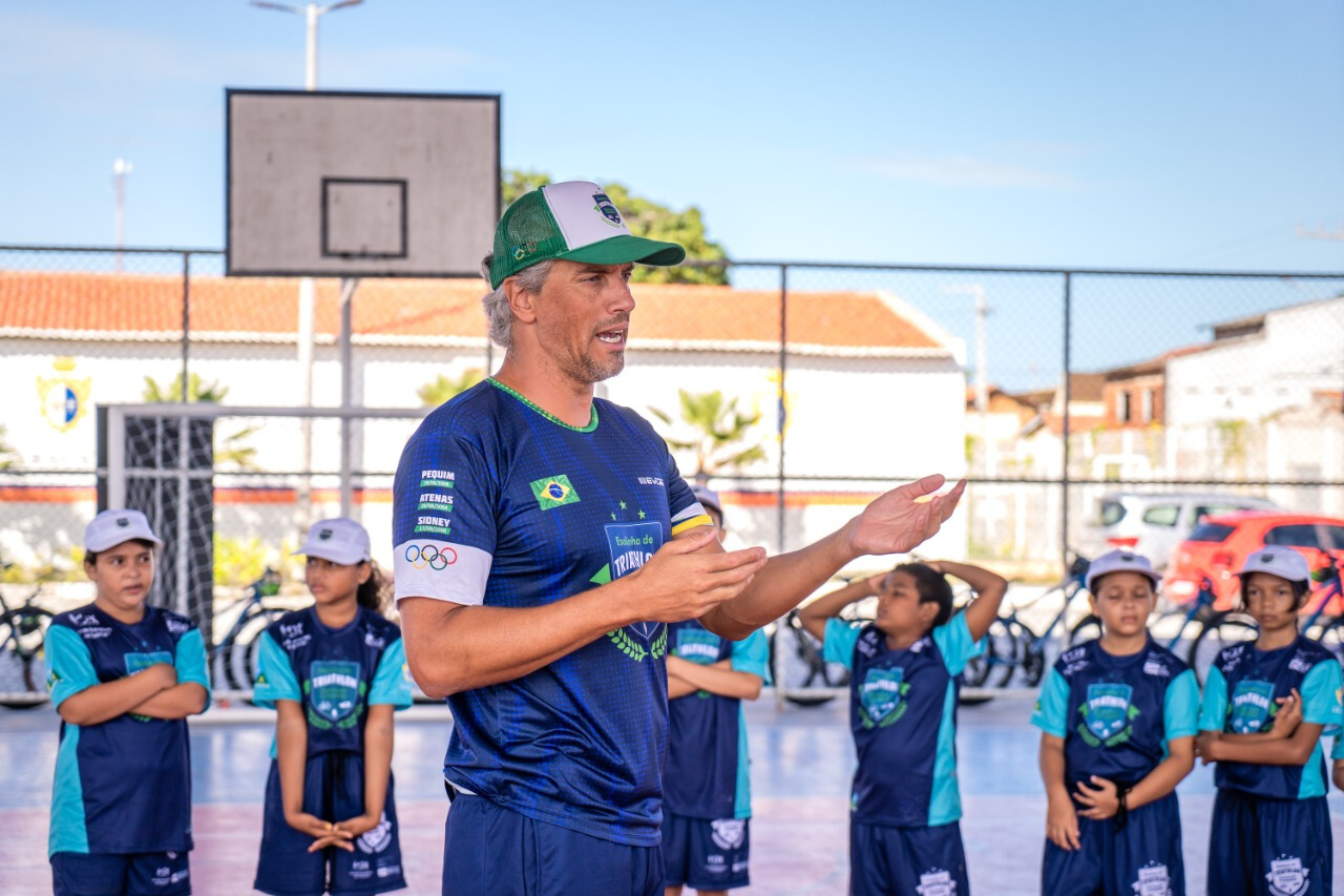 Escolinha de Triathlon de Ilhéus (BA) receberá visita ilustre do padrinho olímpico e gestor Juraci Moreira